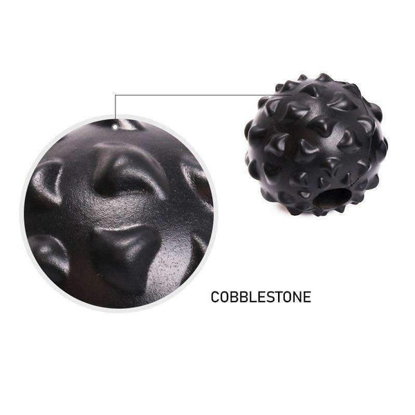 Planet Gates Cobblestone Fitness Ball Massage Stick Roller Legs and Back Recovery Sore and Tight Muscles
