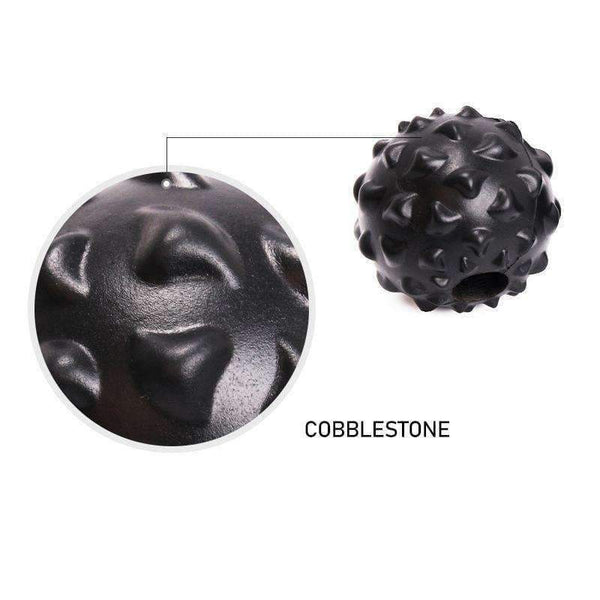 Planet Gates Cobblestone Fitness Ball Massage Stick Roller Legs and Back Recovery Sore and Tight Muscles