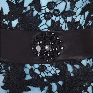 Planet Gates cocktail dresses 1 / 2 / China Cocktail Dresses 2018 Grace Karin elegant Black Lace One shoulder vestido knee length Party dresses robe de cocktail