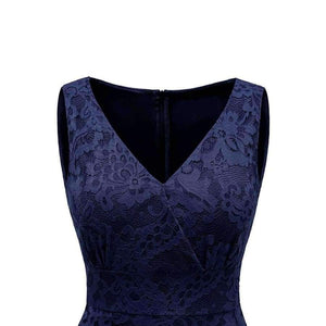 Planet Gates Cocktail Dresses Lace Short Front Long Back Dresses Elegant High Low V-Neckline 2018  Sexy Women Special Occasion Dress