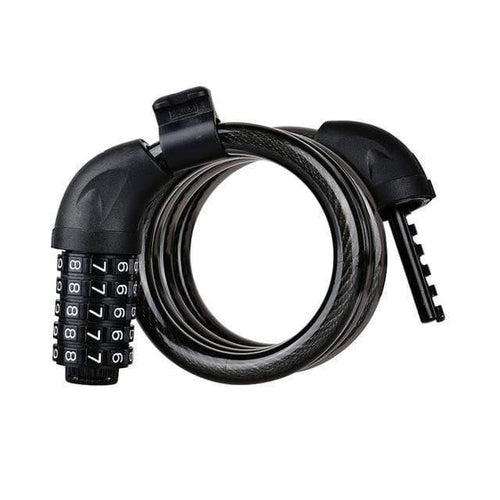 Planet Gates Code Lock Black Bicycle Lock Code Key Locks Bike Cycling Password Combination Security Steel Wire Locks Bicycle Accessories Multicolor