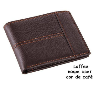 Planet Gates coffee 100% top quality cow genuine leather men wallets fashion splice purse dollar price carteira masculina original brand