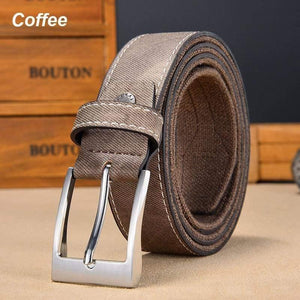 Denim Belt For Jeans Men Casual Canvas Designer Belts High Quality 3.5 CM Width Patchwork Strap Drop Shipping