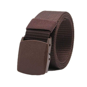 Fashion Belt Canvas Casual Wild Woven Belt Canvas Belt Men And Women Belt Youth Without Metal Automatic Buckle Student