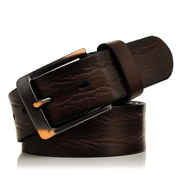 Genuine Leather Belts Men Luxury Brand Designer High Quality Business Strap Male Wide Pin Buckle For Jeans