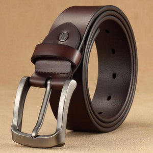 Men's Genuine Leather Belt Luxury Brand Belts For Mens High Quality Cowhide Male Strap Hot Cummerbunds Ceinture Homme
