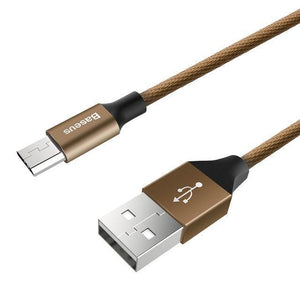 Planet Gates Coffee / 1m Baseus Micro USB Cable For Xiaomi Redmi Note 5 Pro 4X 4 Charger Cable For Samsung Huawei USB Phone Charger Charging Data Cable