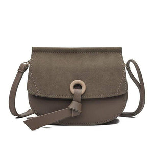 Shoulder Bag New High Quality Leather Fashion Small Scrub Flap Pocket Crossbody Coin Phone Bag