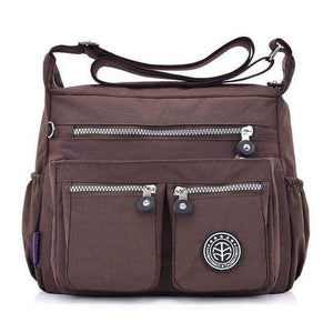 Planet Gates coffee / 29x22x12cm Waterproof Nylon Women Messenger Bags Carteira Vintage Hobos Ladies Handbag Female Crossbody Bags Shoulder Bags