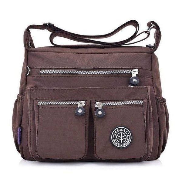 Planet Gates coffee / 29x22x12cm Waterproof Nylon Women Messenger Bags Carteira Vintage Hobos Ladies Handbag Female Crossbody Bags Shoulder Bags