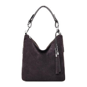 Luxury Handbag Women Bags Designer Crossbody Bags For Women Black Faux Suede Shoulder Bags