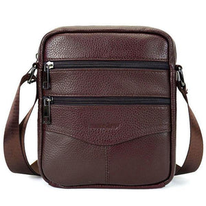 Planet Gates Coffee A Genuine Leather Men Bag Casual Business Leather Mens Messenger Bag Vintage Men's Crossbody Bag bolsas male