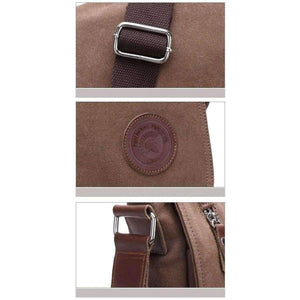 Planet Gates coffee Augur 2018 Canvas Leather Crossbody Bag Men Military Army Vintage Messenger Bags Shoulder Bag Casual Travel school Bags