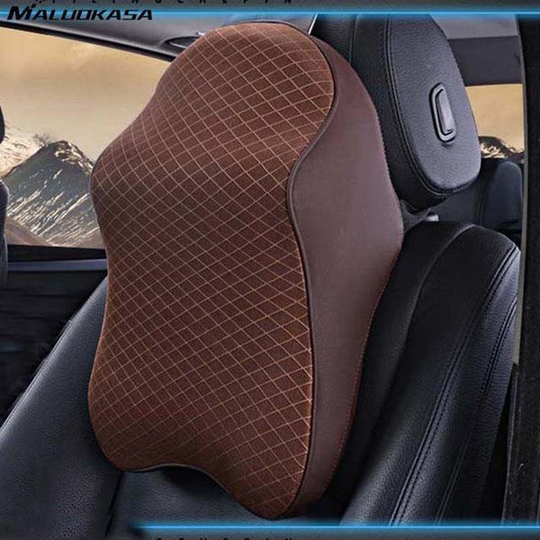 Planet Gates Coffee Car Neck Pillow 3D Memory Foam Head Rest Adjustable Auto Headrest Pillow Travel  Neck Cushion Support  Holder Seat pillow