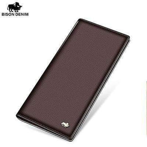 Planet Gates Coffee / China Wallet Business Men's Thin Genuine Leather Wallet Luxury Brand Design Handy Slim Male Wallet N4470-1