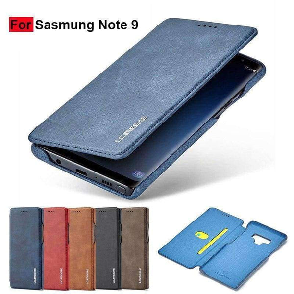 Planet Gates Coffee / For Samsung Note 9 Note 9 Case For Samsung Galaxy Note 9 Case Leather Luxury Brand Phone Coque Samsung Note 9 Case Flip Wallet Cover Note9