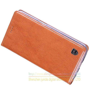 Planet Gates Coffee / Genuine Leather Leather Magnetic Stand Flip Cover For Asus Zenfone Max ZC550KL 5.5'' Brand Luxury Mobile Phone Cases