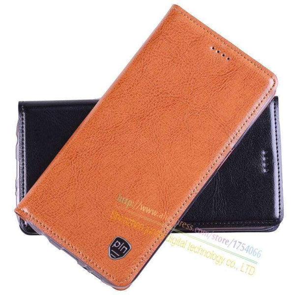 Planet Gates Coffee / Genuine Leather Leather Magnetic Stand Flip Cover For Asus Zenfone Max ZC550KL 5.5'' Brand Luxury Mobile Phone Cases