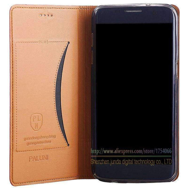 Planet Gates Coffee / Genuine Leather Leather Magnetic Stand Flip Cover For Asus Zenfone Max ZC550KL 5.5'' Brand Luxury Mobile Phone Cases