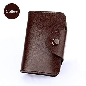 Planet Gates coffee Genuine Leather Men Wallet ID Credit Card Holder Wallets Male Small Coin Purse Women Money Bag Vallet Mini Walet