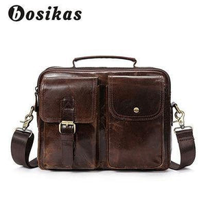 Planet Gates Coffee Men Briefcases Genuine Leather Men's bags Crossbody Bags Casual Totes Laptop messenger bag men's shoulder bag handbags
