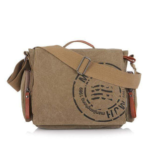 Planet Gates coffee Men Handbag Cotton Canvas Bag Version of Casual Fashion Shoulder Bags Messenger Bag Men