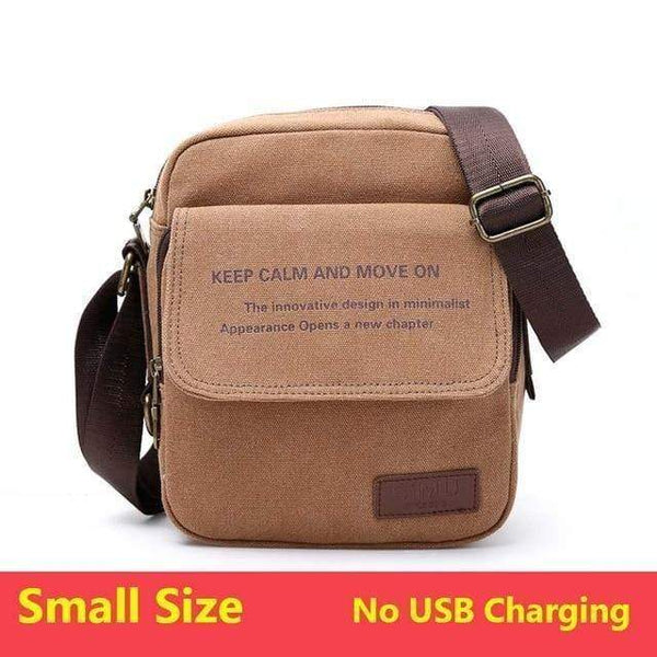 Planet Gates coffee No USB Bag High Quality Men Canvas Shoulder Bag Casual Travel Men's Crossbody Bag Male Messenger Bags 3 Size