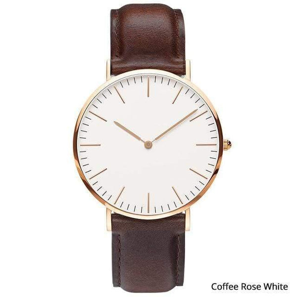 Planet Gates Coffee rose white Mens Stainless Steel Bracelet Quartz Watch Fashion Rose Gold Silver Man Watch Style Men Dress Watch 40mm