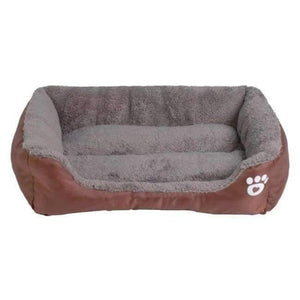 Planet Gates Coffee / S S-3XL 9 Colors Paw Pet Sofa Dog Beds Waterproof Bottom Soft Fleece Warm Cat Bed House Petshop Dropshipping cama perro