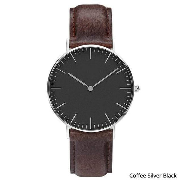Planet Gates Coffee silver black Mens Stainless Steel Bracelet Quartz Watch Fashion Rose Gold Silver Man Watch Style Men Dress Watch 40mm