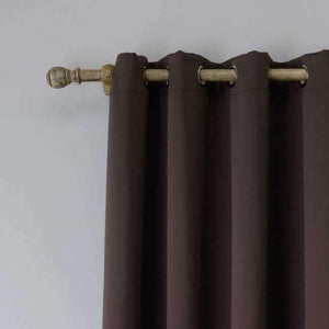 Planet Gates Coffee / W100cm x H120cm / Rings Modern Blackout Curtains For Living Room Window Curtains For Bedroom Curtains Fabrics Ready Made Finished Drapes Blinds Tend