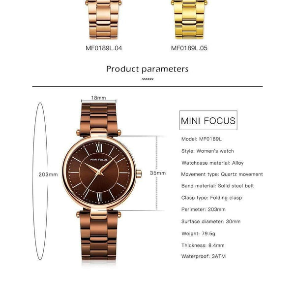 Planet Gates Coffee Women Watches Waterproof Fashion Ladys Watch for Woman Ladies Wrist Watch Relogio Feminino Montre Femme