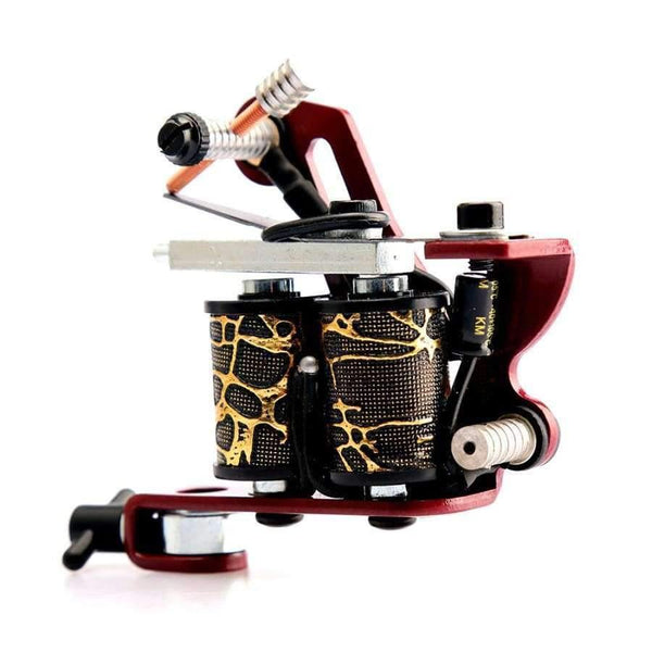 Planet Gates Coil Tattoo Machine 8 Wrap Coils Tatoo Gun Red Butterfly Tattoo Frame for Liner Shader Equipment Supply Tattoo Sets