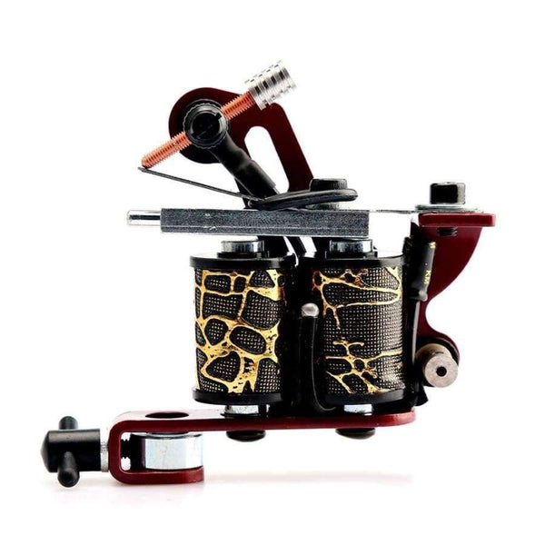 Planet Gates Coil Tattoo Machine 8 Wrap Coils Tatoo Gun Red Butterfly Tattoo Frame for Liner Shader Equipment Supply Tattoo Sets