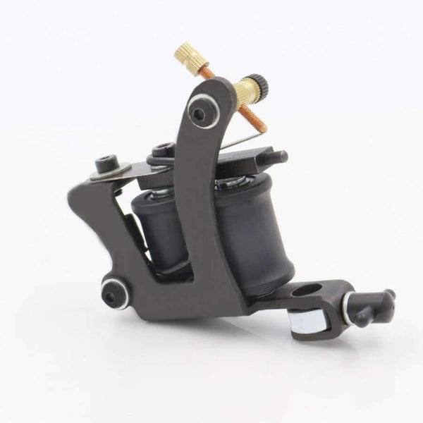 Planet Gates Coil Tattoo Machine maquiagem gun Tattoo Machines 10 Wrap Coils Tatoo GunSteel Tattoo Frame cane For Shader Free shipping