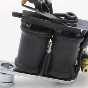 Planet Gates Coil Tattoo Machine maquiagem gun Tattoo Machines 10 Wrap Coils Tatoo GunSteel Tattoo Frame cane For Shader Free shipping