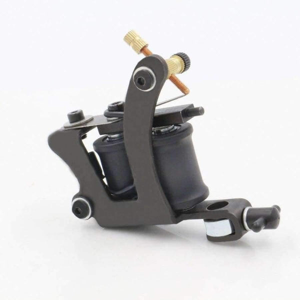Planet Gates Coil Tattoo Machine maquiagem gun Tattoo Machines 10 Wrap Coils Tatoo GunSteel Tattoo Frame cane For Shader Free shipping