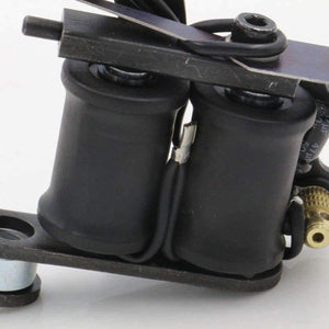 Planet Gates Coil Tattoo Machine maquiagem gun Tattoo Machines 10 Wrap Coils Tatoo GunSteel Tattoo Frame cane For Shader Free shipping