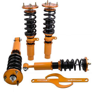 Planet Gates Coilovers For BMW 5 Series E60 Saloon 04-2010 523 525 528 530 535 Shock Strut Adj. Height Shocks Absorber Camber Plate Top Mount