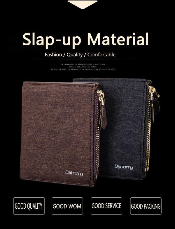 Planet Gates Coin Bag zipper men wallets famous brand mens wallet male money purses Wallets New Design Top Men Wallet