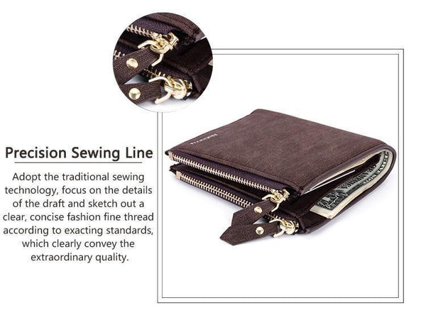 Planet Gates Coin Bag zipper men wallets famous brand mens wallet male money purses Wallets New Design Top Men Wallet