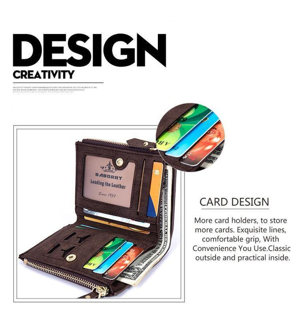 Planet Gates Coin Bag zipper men wallets famous brand mens wallet male money purses Wallets New Design Top Men Wallet