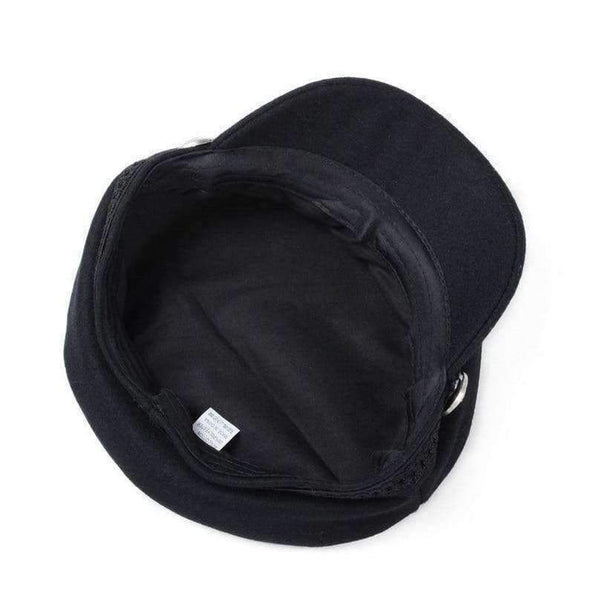 Planet Gates COKK Winter Hats For Women Winter Cap Wool Hat Female Button Baseball Cap Sun Visor Hat Gorras Casquette Black Fall Boina Bone