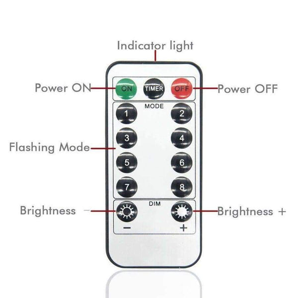 Planet Gates Cold White / 1 piece DIY LED Fairy String Light 150LEDS Battery Operated Starburst Holiday Light with Remote Control Decoration for Garden Room Party