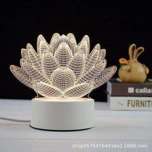 Planet Gates Cold White / EU Plug Creative decorative night light 3d new led table lamp Fashion styling gift night light