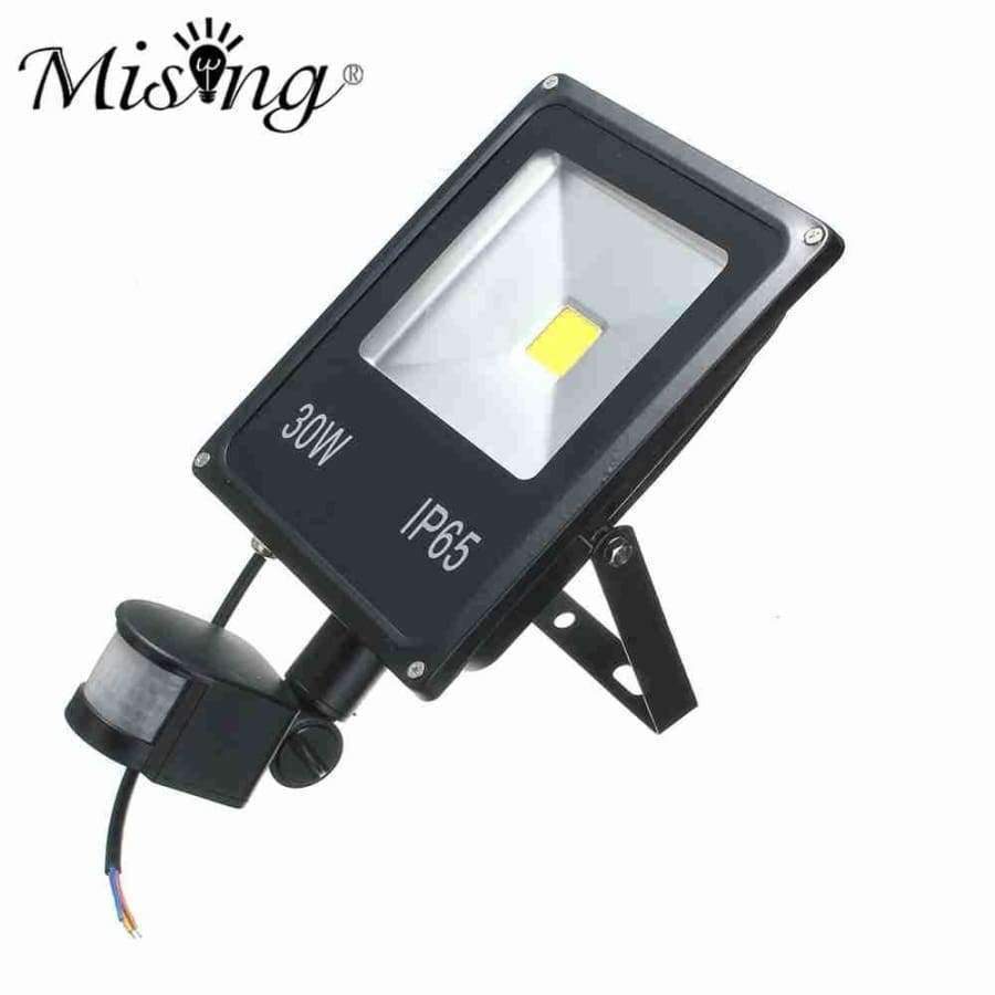 Planet Gates Cold White Mising LED Flood Light 30W PIR Motion Sensor Outdoor LED Floodlight Lamp IP65 Warm/Cold White Garden Lighting