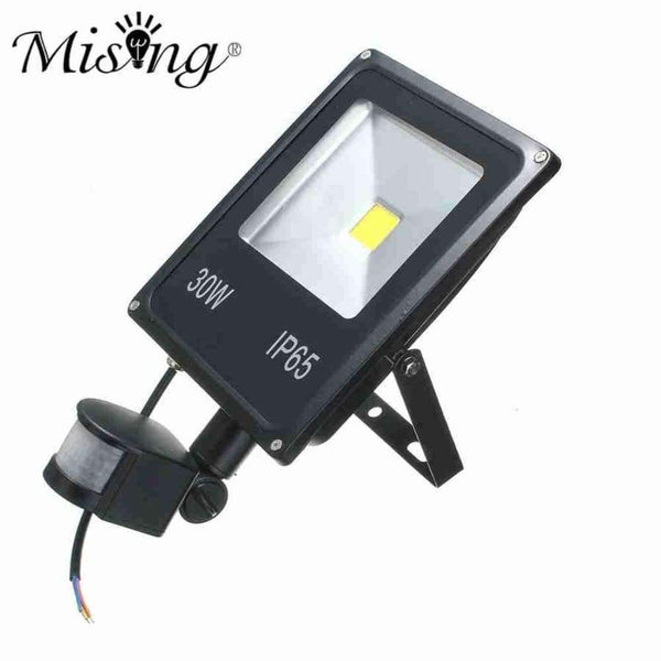 Planet Gates Cold White Mising LED Flood Light 30W PIR Motion Sensor Outdoor LED Floodlight Lamp IP65 Warm/Cold White Garden Lighting
