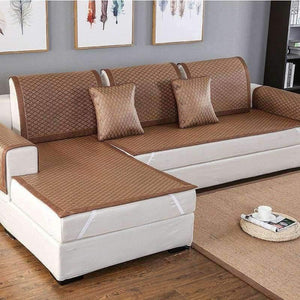 Planet Gates Color 1 / 40x60cm Summer Cooling Geometric Pattern Mat Rattan Sofa Cover Breathable Non-slip Modern Home Textile Sofa Towel For 30 Sizes