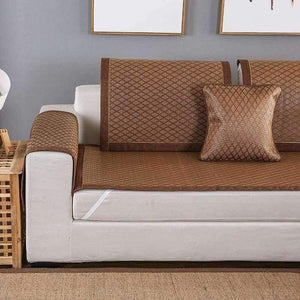 Planet Gates Color 1 / 40x60cm Summer Cooling Geometric Pattern Mat Rattan Sofa Cover Breathable Non-slip Modern Home Textile Sofa Towel For 30 Sizes