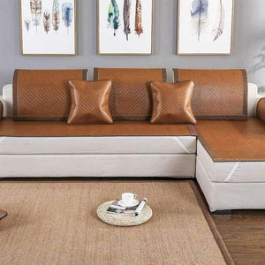 Planet Gates Color 1 / 40x60cm Summer Cooling Geometric Pattern Mat Rattan Sofa Cover Breathable Non-slip Modern Home Textile Sofa Towel For 30 Sizes